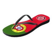 Portugese vlag teenslippers (Schuin)