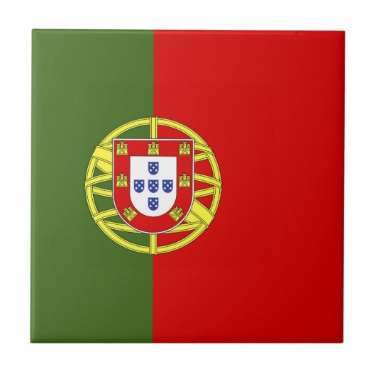 Portugese vlag tegeltje (Voorkant)