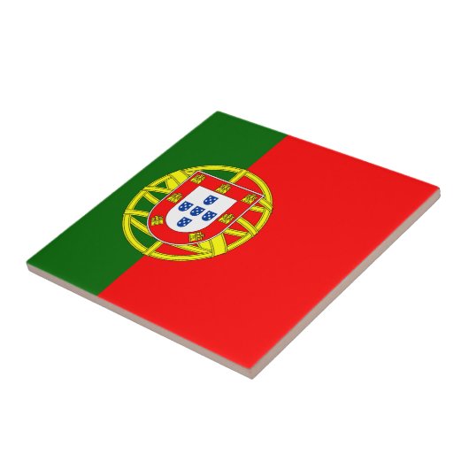 Portugese vlag tegeltje (Zijkant)