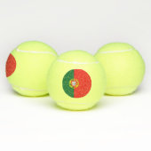Portugese vlag tennisballen (Multi)