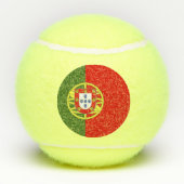 Portugese vlag tennisballen (Achterkant)