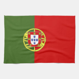 Portugese vlag theedoek
