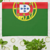 Portugese vlag theedoek (Gevouwen)