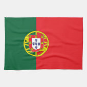 Portugese vlag theedoek (Horizontaal)