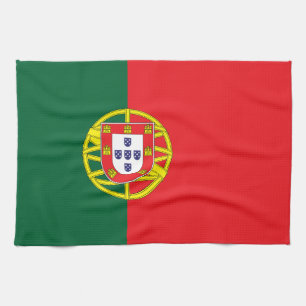 Portugese vlag theedoek