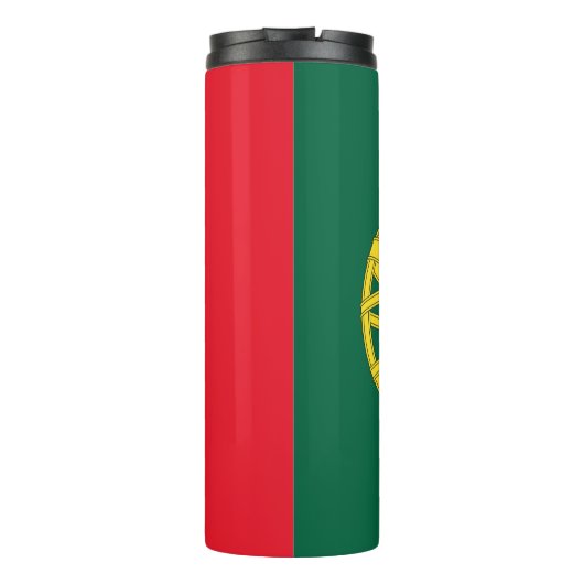 Portugese vlag thermosbeker (Achterkant)