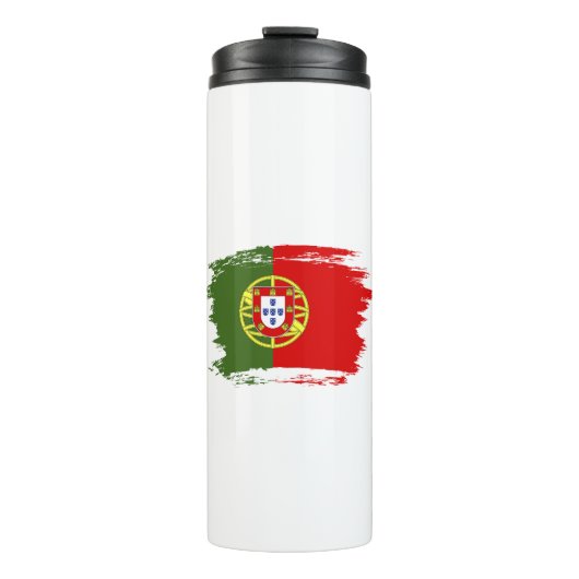 Portugese vlag thermosbeker (Voorkant)
