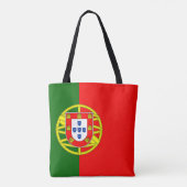 Portugese vlag tote bag (Achterkant)