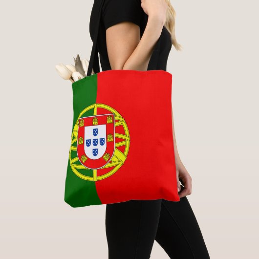 Portugese vlag tote bag (Dichtbij)