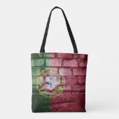 Portugese vlag tote bag (Achterkant)