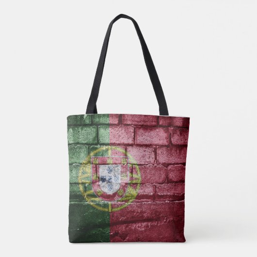 Portugese vlag tote bag (Achterkant)