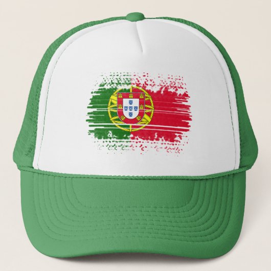 Portugese vlag trucker pet (Voorkant)