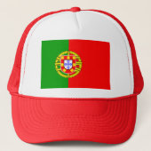 Portugese vlag trucker pet (Voorkant)