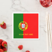 Portugese vlag van Portugal custom party servetten (Insitu)