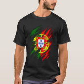 Portugese vlag van Portugal T-shirt (Voorkant)
