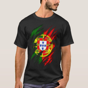 Portugese vlag van Portugal T-shirt