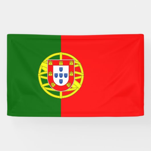 Portugese vlag Vinylbanner, 3' x 5' Spandoek (Horizontaal)