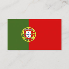 Portugese vlag visitekaartje