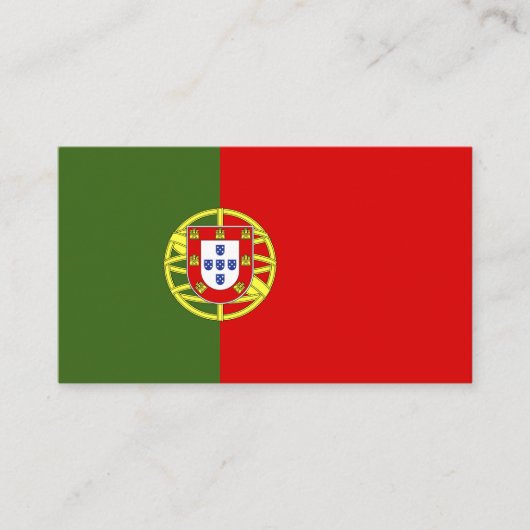 Portugese vlag visitekaartje (Voorkant)