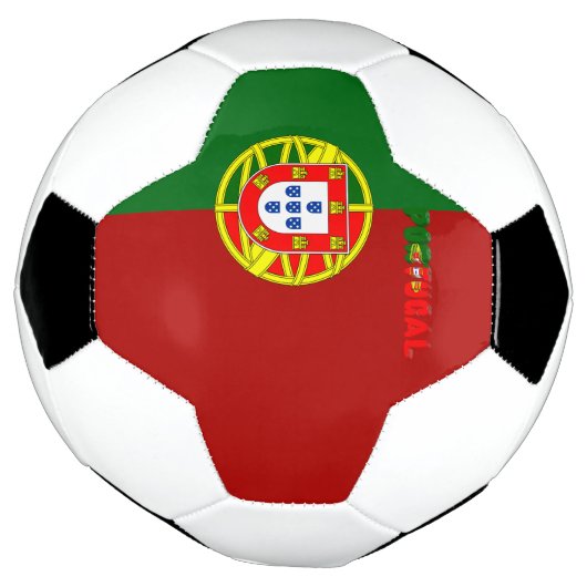 Portugese vlag voetbal (Gedraaid)