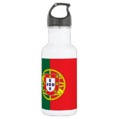 Portugese vlag waterfles  (Voorkant)