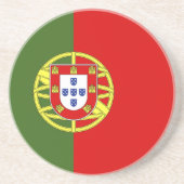 Portugese vlag zandsteen onderzetter (Voorkant)