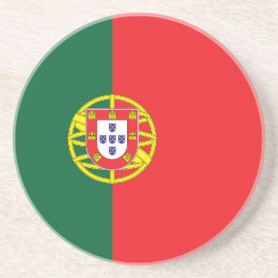 Portugese vlag zandsteen onderzetter