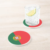 Portugese vlag zandsteen onderzetter (Zijkant)