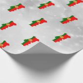 Portugese vlaggenkaart cadeaupapier (Hoek)