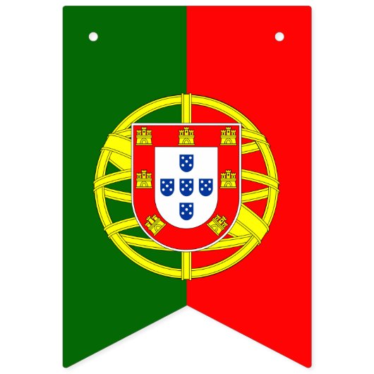Portugese vlaggenstaat Bunting Banner (Tweede vlag)