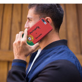 Portugese Voetbal Speler aanpasbaar Case-Mate iPhone Case