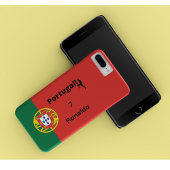Portugese Voetbal Speler aanpasbaar Case-Mate iPhone Case