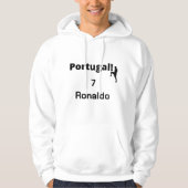 Portugese Voetbal Speler aanpasbaar Hoodie (Voorkant)