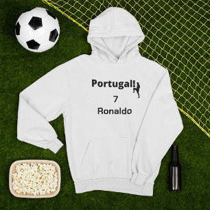 Portugese Voetbal Speler aanpasbaar Hoodie