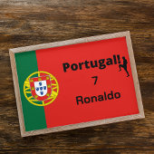 Portugese Voetbal Speler aanpasbaar Poster