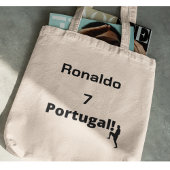 Portugese Voetbal Speler aanpasbaar Tote Bag