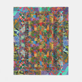 Portugese volks kunst fleece deken (Voorkant)