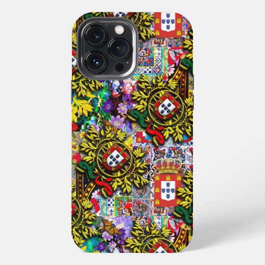 Portugese volks kunst iPhone hoesje (Achterkant)