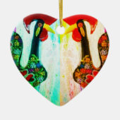 Portugese volks kunst keramisch ornament (Voorkant)
