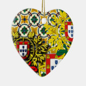 Portugese volks kunst keramisch ornament (Rechts)