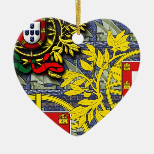 Portugese volks kunst keramisch ornament (Voorkant)