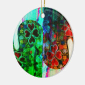 Portugese volks kunst keramisch ornament (Links)
