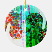 Portugese volks kunst keramisch ornament (Achterkant)