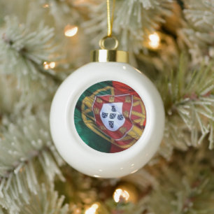 Portugese volks kunst keramische bal ornament