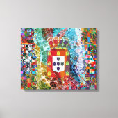 Portugese volkskunst canvas afdruk (Voorkant)