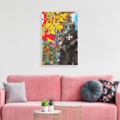 Portugese volkskunst canvasprint canvas afdruk (Insitu (Woonkamer))