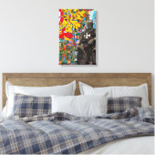 Portugese volkskunst canvasprint canvas afdruk (Insitu (Slaapkamer))