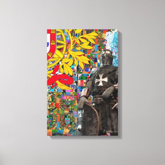 Portugese volkskunst canvasprint canvas afdruk (Voorkant)
