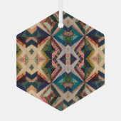 Portugese volkskunst glas ornament (Achterkant)