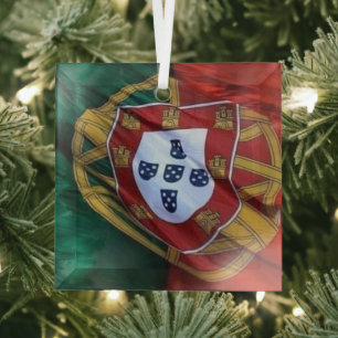 Portugese volkskunst glas ornament
